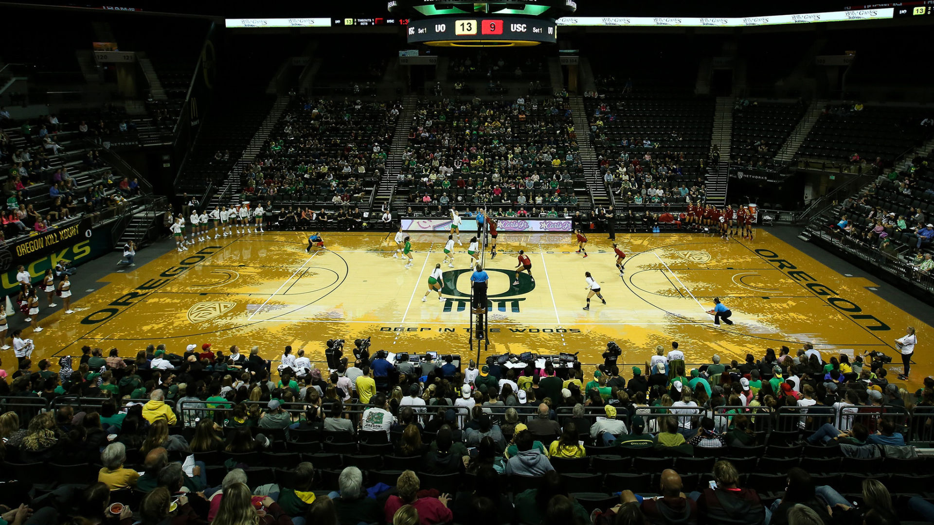 Oregon Ducks Volleyball vs. Boston College Womens Volleyball - Aug. 31